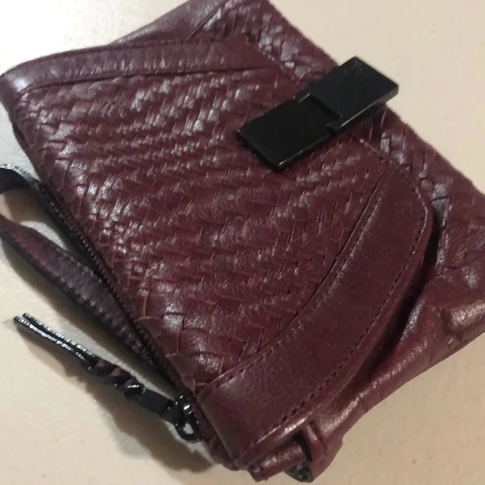 Elliott Lucca Leather  Wristlet